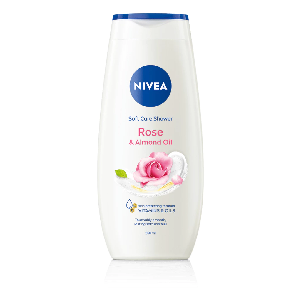 Nivea Men Shower Gel 250ml - Rose & Almond Oil
